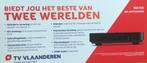 Schotel antenne compleet met tv vlaanderen sim incl 4K, Ophalen, Zo goed als nieuw