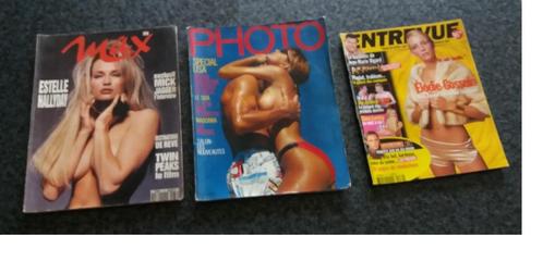 Lot 3 magazines Entrevue...Gossuin - Photo USA...Max Estelle, Livres, Art & Culture | Photographie & Design, Enlèvement ou Envoi