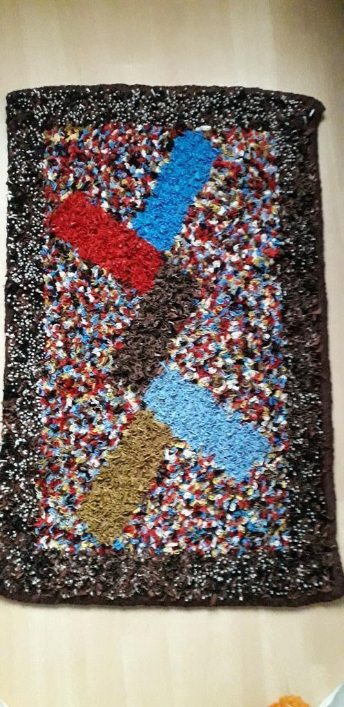 Multicolor smyrma mat, Antiek en Kunst, Antiek | Woonaccessoires, Ophalen of Verzenden