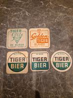 Tiger - Golden Tiger bierviltjes, Verzamelen, Biermerken, Viltje(s), Ophalen of Verzenden, Zo goed als nieuw