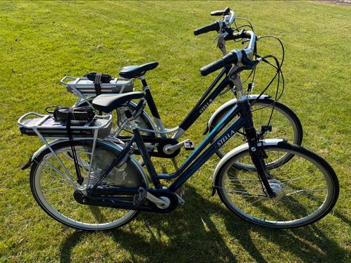 Set Elektrische Stella fietsen, Fietsen en Brommers, Elektrische fietsen, Zo goed als nieuw, Overige merken, 47 tot 51 cm, 50 km per accu of meer
