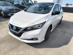 Nissan Leaf 40 kWh Tekna – Full option –  Zwart dak - 2018, Auto's, Leder en Stof, Wit, Elektrisch, 5 deurs