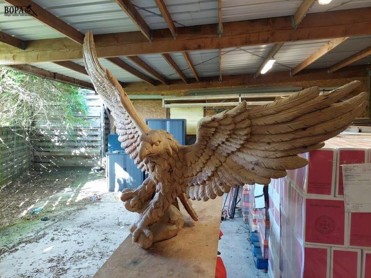 GROTE HOUTEN VOGEL, Dieren en Toebehoren, Vogels | Overige Vogels, Roofvogel, Geslacht onbekend