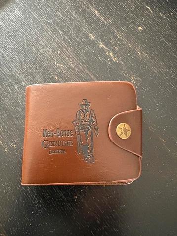 Lederen portefeuille beschikbaar voor biedingen