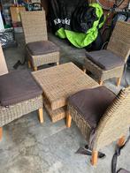 Rieten terras 249€, Tuin en Terras, Tuinstoelen, Zo goed als nieuw, Ophalen