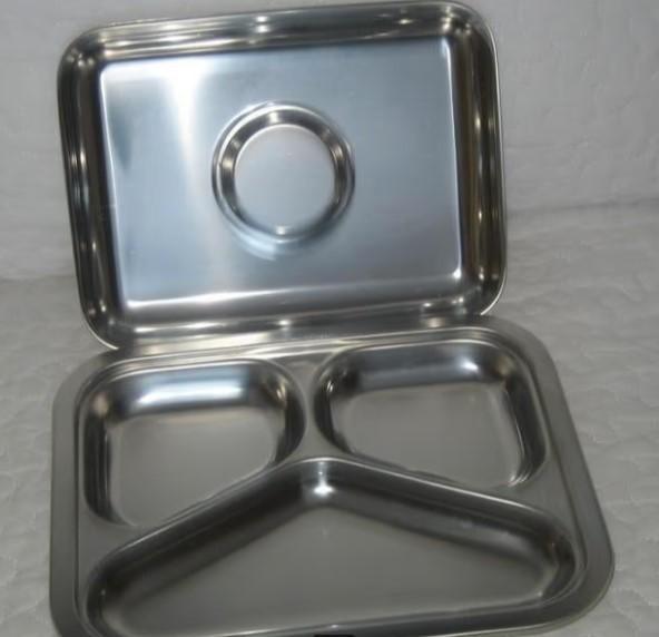 Assiette à dîner en aluminium / Gamel, Collections, Objets militaires | Général, Armée de terre, Enlèvement ou Envoi