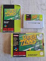 Super Tennis SNES, Games en Spelcomputers, Games | Nintendo Super NES, Gebruikt, 2 spelers, Ophalen of Verzenden, Vanaf 3 jaar