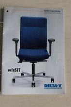 Professionele bureaustoel DELTA-V WinSIT, Ergonomisch, Gebruikt, Bureaustoel, Zwart