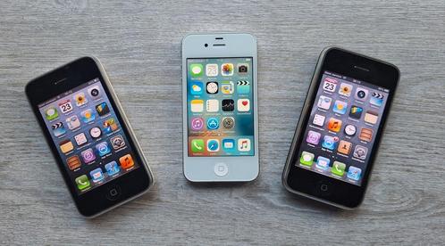 Iphone 3GS 16gb wit, iphone 4s 8gb wit en iphone 3gs 8gb zw, Telecommunicatie, Mobiele telefoons | Apple iPhone, Zo goed als nieuw