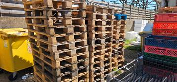 Gebruikte EUR-palletten beschikbaar voor biedingen