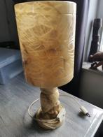 Prachtig grote albast lamp met uil, Ophalen