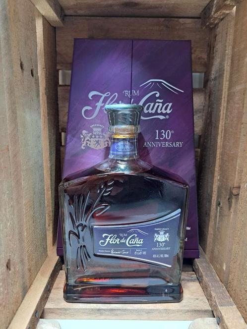 Flor De Caña 130th Anniversary Rum, Verzamelen, Wijnen, Nieuw, Overige typen, Zuid-Amerika, Vol, Ophalen of Verzenden