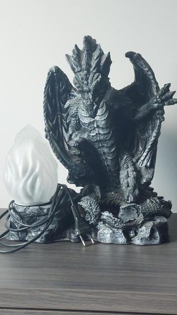 Nachtlamp draak, Enlèvement, Comme neuf, Moins de 50 cm