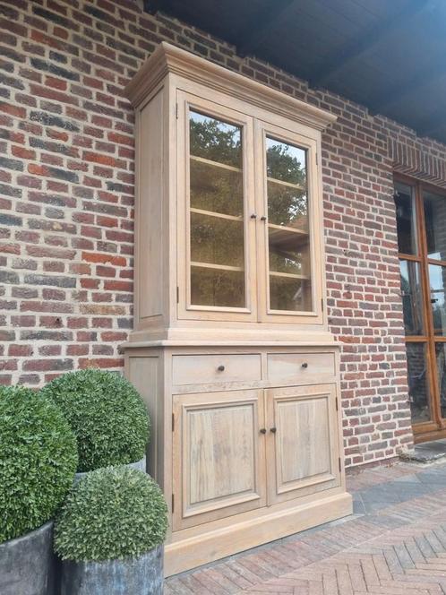 Eiken buffetkast/vitrinekast GRATIS LEVERING, Huis en Inrichting, Kasten | Buffetkasten, Zo goed als nieuw, Ophalen of Verzenden