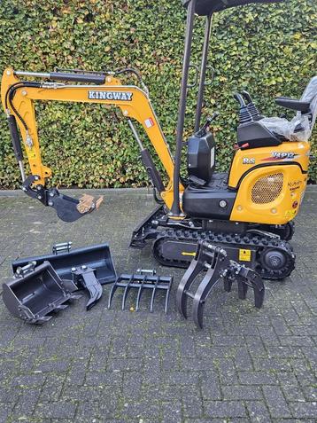 PRIX MARGE! Mini-excavatrice VIP12 XN12 Kubota KINGWAY disponible aux enchères