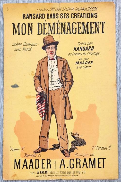 Mon Déménagement - Ransard - R. Boutillié ill., Antiquités & Art, Art | Lithographies & Sérigraphies, Enlèvement ou Envoi