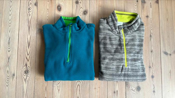 2x Fleece truien, Decathlon, maat 152/158, Kinderen en Baby's, Kinderkleding | Maat 152, Gebruikt, Jongen of Meisje, Trui of Vest