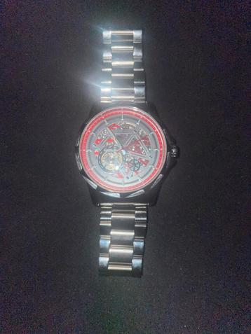 Montre homme Lushika Speedster mécanique cadran rouge beschikbaar voor biedingen