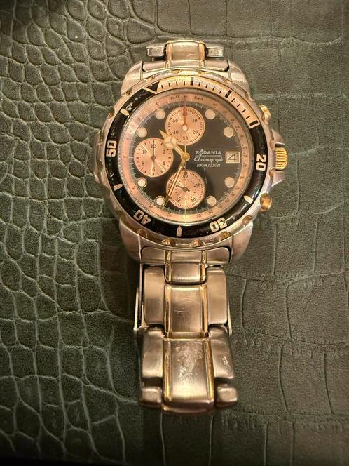 Rodania horloge, Handtassen en Accessoires, Horloges | Dames, Gebruikt, Polshorloge, Overige merken, Staal, Overige materialen