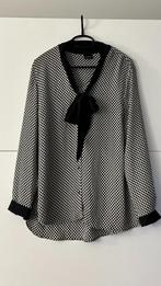 Witte blouse met zwarte print, Taille 42/44 (L), Enlèvement ou Envoi, Your sixth sense, Comme neuf