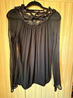 Zwarte blouse Just Cavalli maat 46, Comme neuf, Just Cavalli, Noir, Taille 42/44 (L)