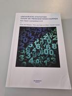 Univariate statistiek voor de menswetenschappen, Verzenden, Zo goed als nieuw, Academia Press, Sociale wetenschap