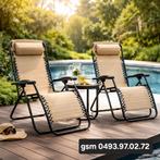 tuinstoelen NIEUW 2 STUKS, Enlèvement, Neuf, Ajustable