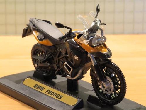 BMW F800GS F800 GS 1:18 Motormax, Hobby en Vrije tijd, Modelauto's | 1:18, Nieuw, Motor, Motormax, Ophalen of Verzenden