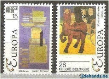 Belgie 1993 - Yvert/OBP 2501-2502 - Europa - Kunst (PF)