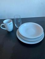 6delig servies, wit, Ophalen, Nieuw, Bord(en)