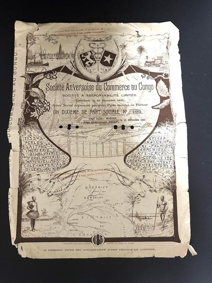 Antwerpse Vereniging van Koophandel in Congo 1897, Antiek en Kunst, Antiek | Boeken en Manuscripten, Verzenden