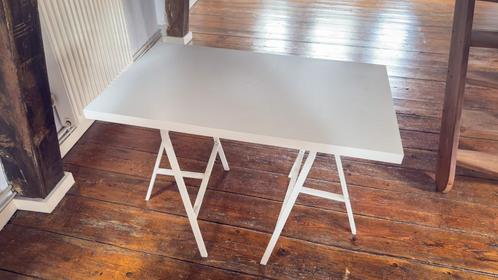tafel poten schragen IKEA LINNMON WIT 200x60 100x60 10 poten, Huis en Inrichting, Tafelonderdelen, Gebruikt, Tafelblad, 200 cm of meer