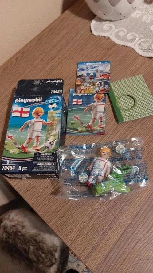 playmobil / Engels voetbalspeler/Sports & action, Kinderen en Baby's, Speelgoed | Playmobil, Zo goed als nieuw, Complete set, Ophalen of Verzenden