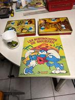Een set volledige plakboek blikken dozen tas, Verzamelen, Ophalen of Verzenden, Smurfen