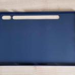 Coque arrière silicone Tab S8 bleu, Enlèvement, Comme neuf, Coque