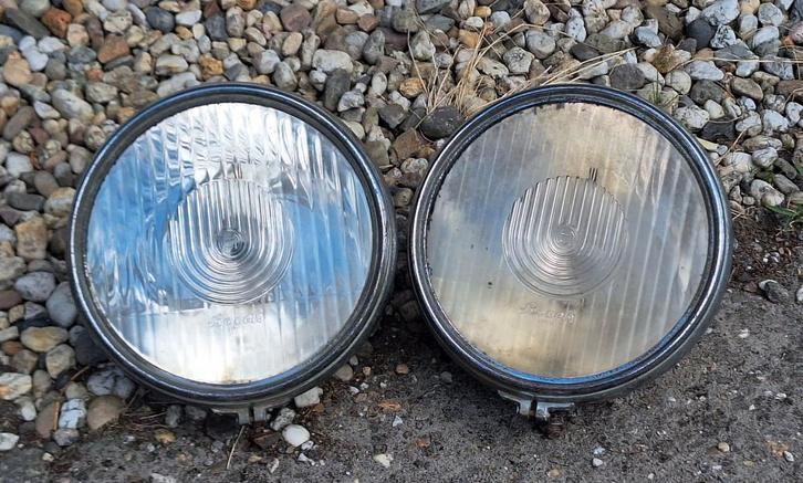 Toffe set antieke autolampen van Mercedes 170 V (1936-1939)., Auto-onderdelen, Verlichting, Mercedes-Benz, Gebruikt, Ophalen of Verzenden