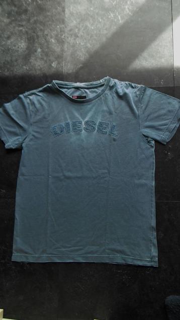 Diesel Blauwe T-shirt maat Small