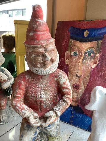 Leuke kabouter ( beton ) jaren 50/60 ! beschikbaar voor biedingen