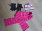 kindermuts, sjaal en handschoentjes, Ophalen of Verzenden, Zo goed als nieuw, Jongen of Meisje, Setje