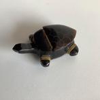 Mooi victoriaans snuifdoosje uit hoorn, Collections, Articles de fumeurs, Briquets & Boîtes d'allumettes, Enlèvement ou Envoi