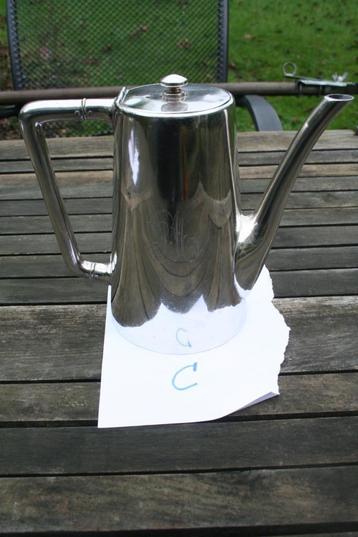 Vintage koffiekan  zilver  beschikbaar voor biedingen