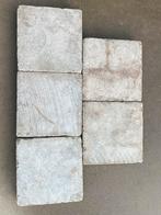 Carreaux en pierre bleue 20x20x4, Tuiles de terrasse, Utilisé, 5 à 10 m², Enlèvement