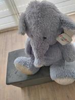 Grootte knuffel olifant, Collections, Ours & Peluches, Comme neuf, Enlèvement