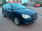 VOLKSWAGEN POLO 1.2i KLAAR VOOR REGISTRATIE, Auto's, Stof, Zwart, 1199 cc, Blauw