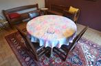 eetplaats : tafel / stoelen / dressoir, Huis en Inrichting, Ophalen, Zo goed als nieuw, Rustiek / retro, 4 tot 6 stoelen