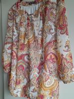 Meerkleurig losvallend bloesje met elastische tailleband, Ophalen, Overige kleuren, Zo goed als nieuw, Maat 46/48 (XL) of groter