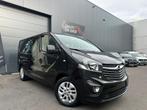 Opel vivaro - dubbele cabine - 2017 - EURO6B - btw-wagen, Autos, Opel, 5 places, Carnet d'entretien, 6 portes, Noir