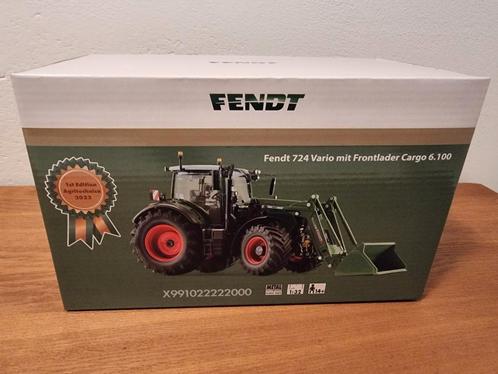 Fendt 724 Vario avec chargeur frontal - Agritechnica Wiking, Hobby & Loisirs créatifs, Voitures miniatures | 1:32, Neuf, Tracteur et Agriculture