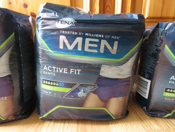 Tena men active fit pants plus size M  3x12