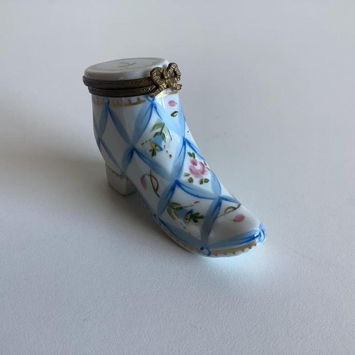 prachtige antiek Limoges pillendoosjes schoentje, Antiek en Kunst, Antiek | Porselein, Ophalen of Verzenden